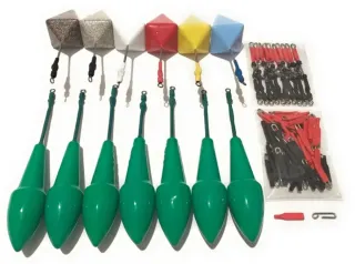 13 plomos de pesca Surfcasting, grapas, urfes.