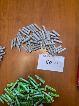 Assortimento 500  tasselli Fischer, Bifix, Wurth