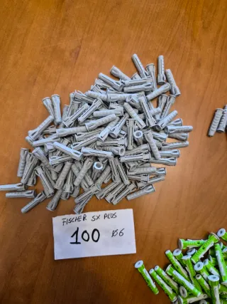 Assortimento 500  tasselli Fischer, Bifix, Wurth