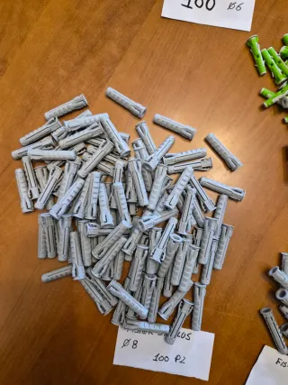 Assortimento 500  tasselli Fischer, Bifix, Wurth