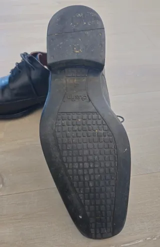 Zapatos Dustin negros cordones talla 42