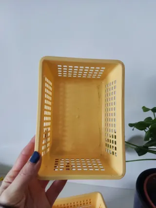 Conjunto 4 Cestos Organizadores coral