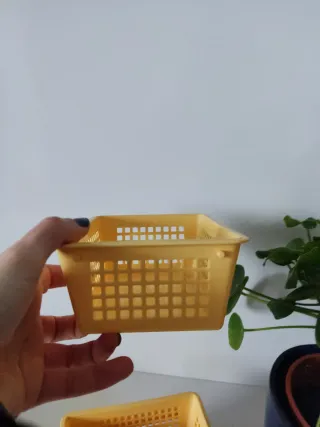 Conjunto 4 Cestos Organizadores coral