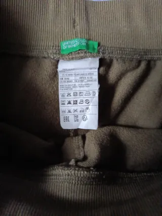 Pantaloni Benetton bambino 11/12 anni
