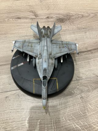 Maqueta Avión F-18 Super Hornet 1/72 modelismo