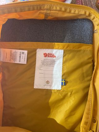 Mochila Fjallraven Kanken Mostaza 16L