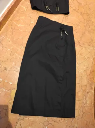 Conjunto Traje Campero Niña Negro