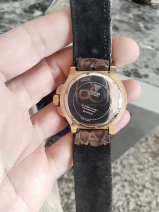 Reloj Guess Dorado y Marrón