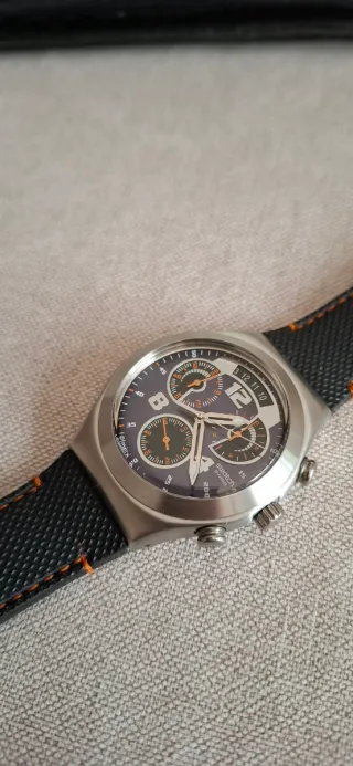 Orologio swatch irony YCS514,"Fine Steel"