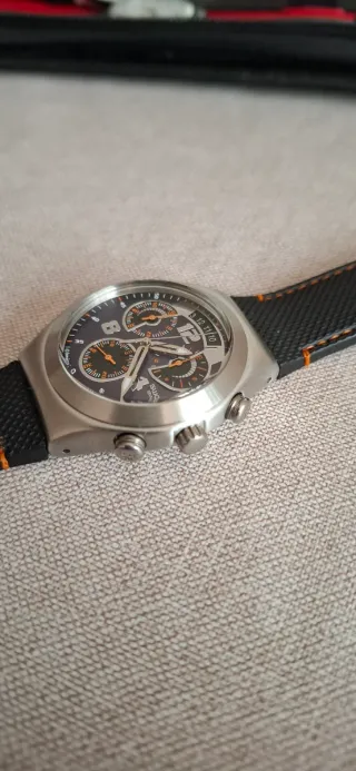 Orologio swatch irony YCS514,"Fine Steel"