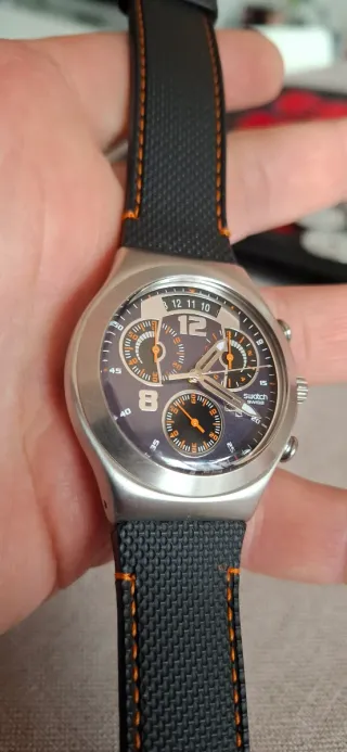 Orologio swatch irony YCS514,"Fine Steel"