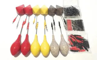 12 plomos pesca Surfcasting, grapas, urfes anzuelo