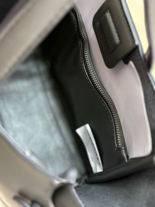 Bolso tote mini Zara verde oliva