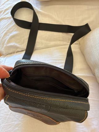 Bolso de caballero Diesel negro