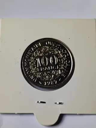 100 Francos África Oeste 1989