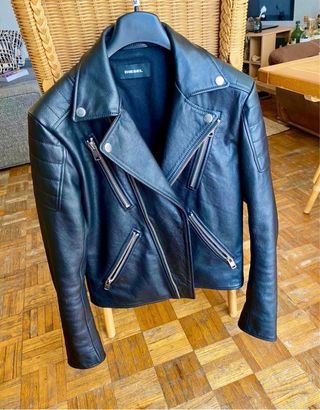 Chaqueta de cuero Diesel Talla M
