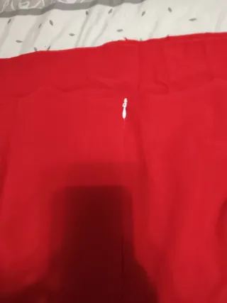 Vestido rojo con volantes