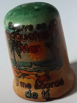 Dedales de cerámica colección adorno, sin estrenar