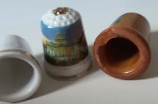 Dedales de cerámica colección adorno, sin estrenar