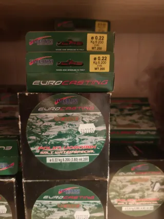 Liquidación Hilo de pesca Tubertini Eurocasting