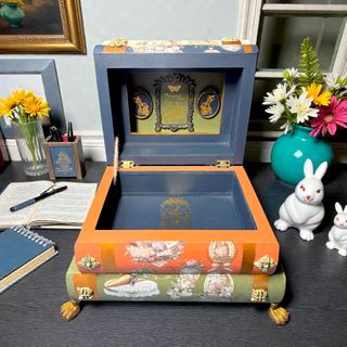 Caja-Libros estilo Vintage