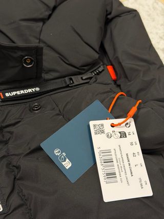 Anorak Superdry Negro Talla L Mujer