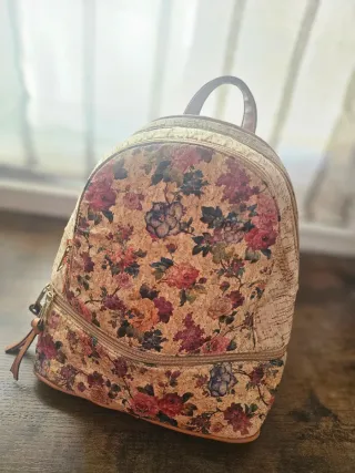Bolso Mochila Flores