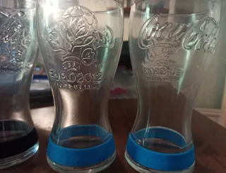 Set Bicchieri Coca-Cola Logo Vetro