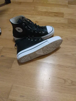Converse Piel Negro