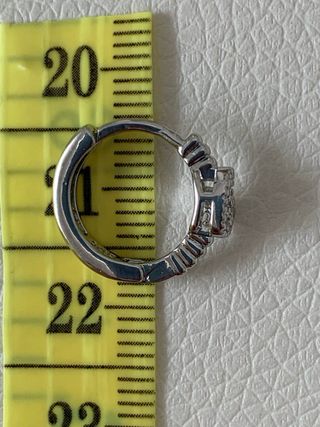 Pendientes Plata Corazón