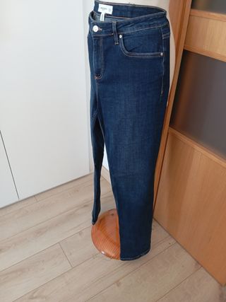 Pantalón vaquero Mango azul talla 42