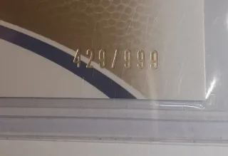 Cromo Firmado y Numerado de Juan Carlos Navarro