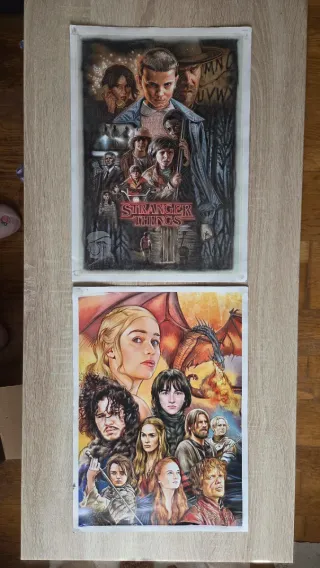 Pósters Juego de Tronos y Stranger Things
