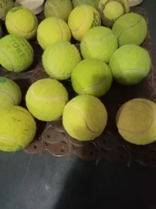 37 Palline da tennis usate
