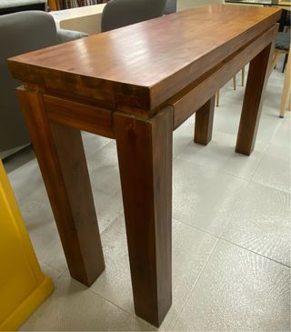 Mesa consola de madera