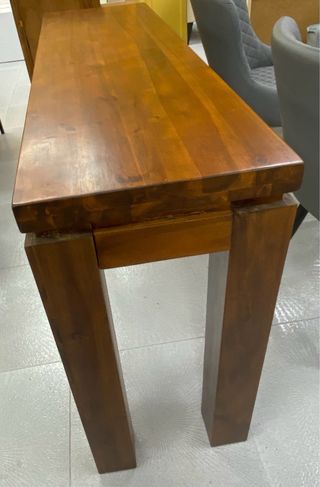 Mesa consola de madera