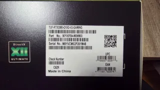 Tarjeta Gráfica ASUS TUF Gaming RTX 3080