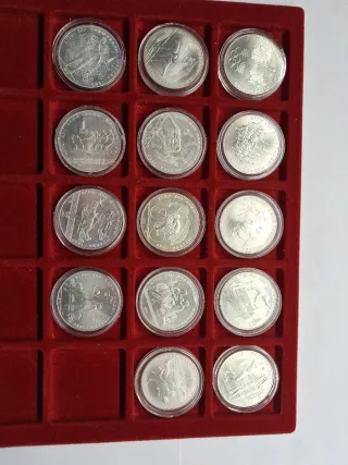 14 Monedas XXII Olimpiadas Moscú 1980