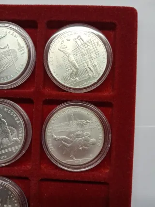 14 Monedas XXII Olimpiadas Moscú 1980