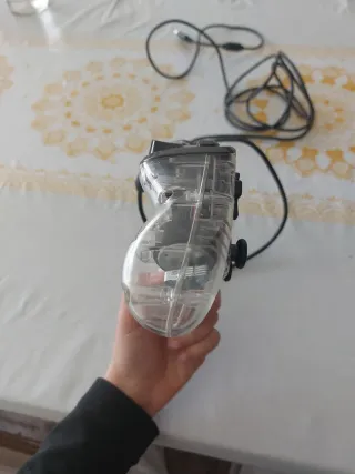 Mando PS4 Transparente LED Azul