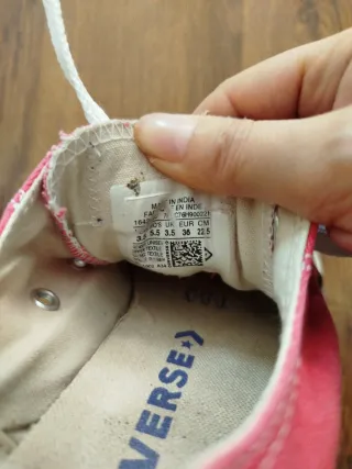 Zapatillas Converse Rojas Rosas Talla X