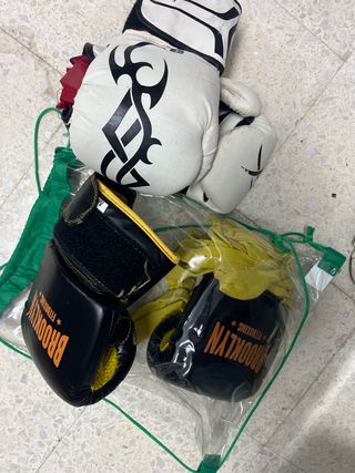 Guantes de Boxeo Brooklyn y Blancos
