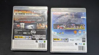 Lote PS3: Call of Duty y PES 2009(Caja)
