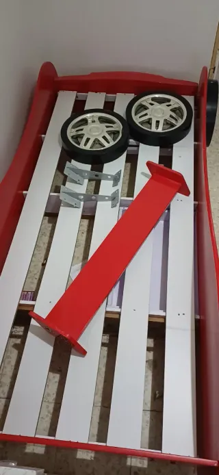 Cama Coche Rojo F1 Infantil