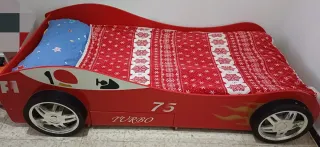 Cama Coche Rojo F1 Infantil