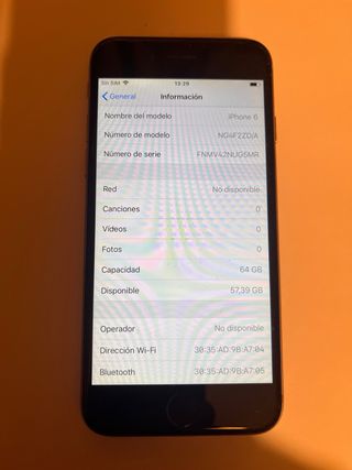 iPhone 6 Apple Plata