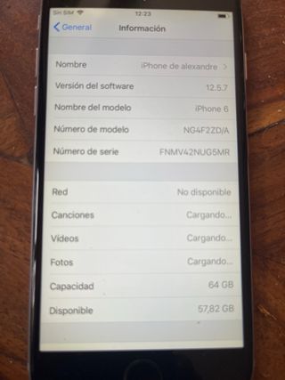 iPhone 6 Apple Plata
