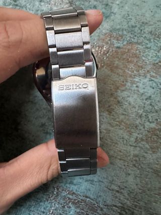 Reloj Vintage Seiko 5 Automático Dorado y Plateado