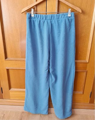 Conjunto Deportivo Mujer Azul Largo