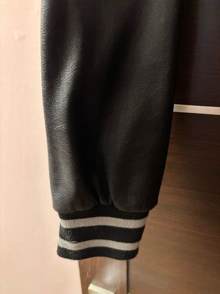 Giubbotto college Richmond grigio/nero